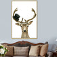 Nordic Animal Drawing Canvas Art Pastel Color Bedroom Wall Decor, Multiple Sizes Available Light Brown Clearhalo 'Arts' 'Canvas Art' 1763951