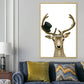 Nordic Animal Drawing Canvas Art Pastel Color Bedroom Wall Decor, Multiple Sizes Available Clearhalo 'Arts' 'Canvas Art' 1763953