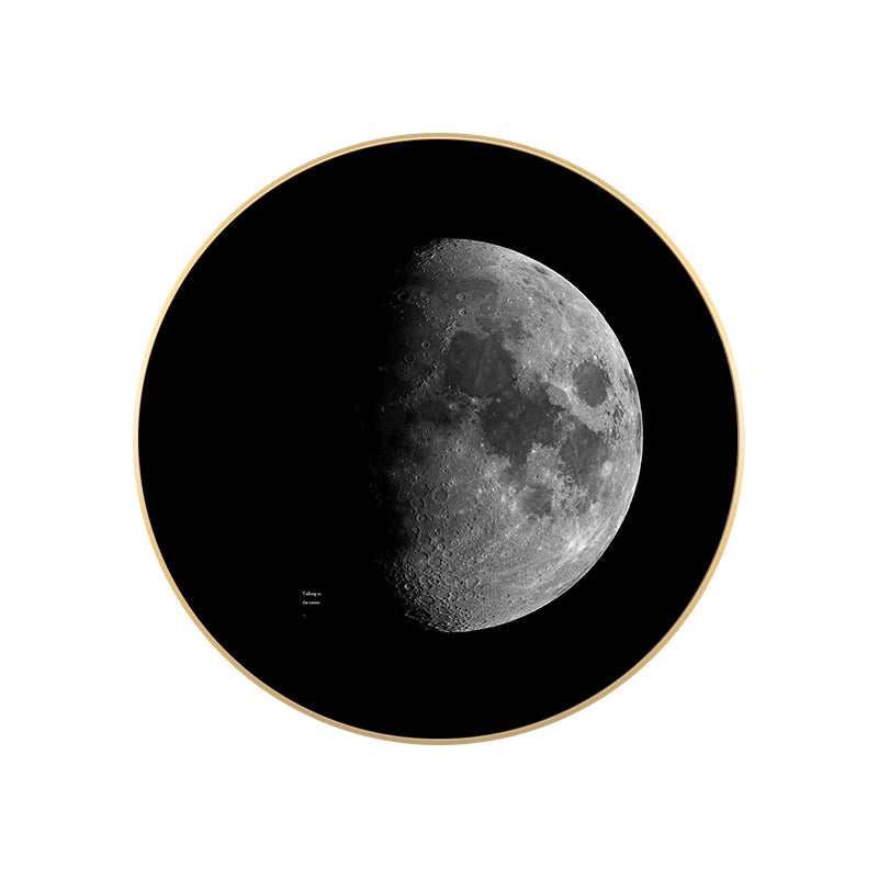 Pastel Color Outer Space Canvas Modern Style Textured Wall Print for Living Room Clearhalo 'Art Gallery' 'Canvas Art' 'Contemporary Art Gallery' 'Modern' Arts' 1764011