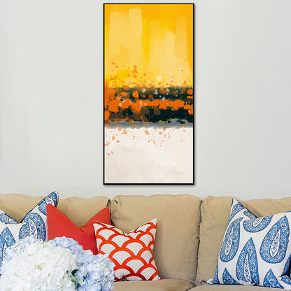 Fresh Sea Scenery Canvas Textured Contemporary Art Style for Girls Bedroom Wall Decor Brown Clearhalo 'Arts' 'Canvas Art' 1764119