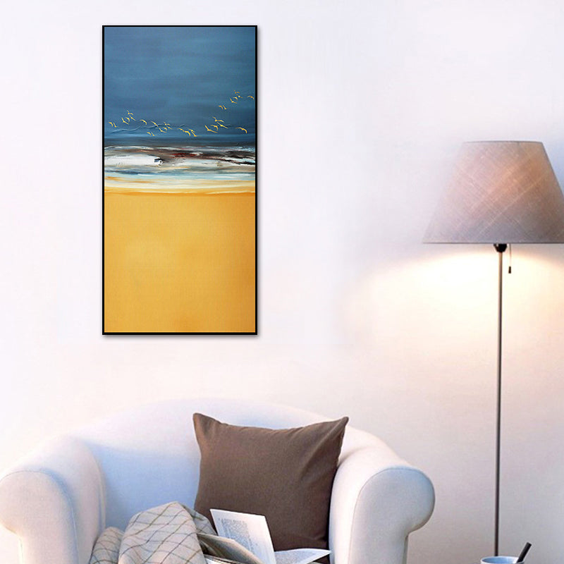 Fresh Sea Scenery Canvas Textured Contemporary Art Style for Girls Bedroom Wall Decor Clearhalo 'Arts' 'Canvas Art' 1764124