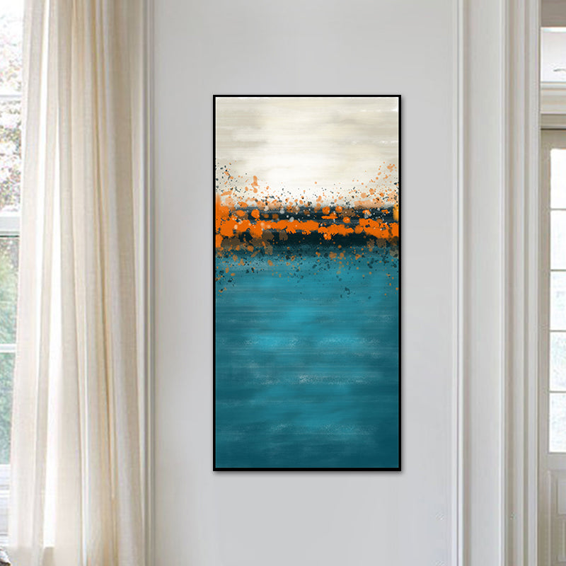 Fresh Sea Scenery Canvas Textured Contemporary Art Style for Girls Bedroom Wall Decor Clearhalo 'Arts' 'Canvas Art' 1764129