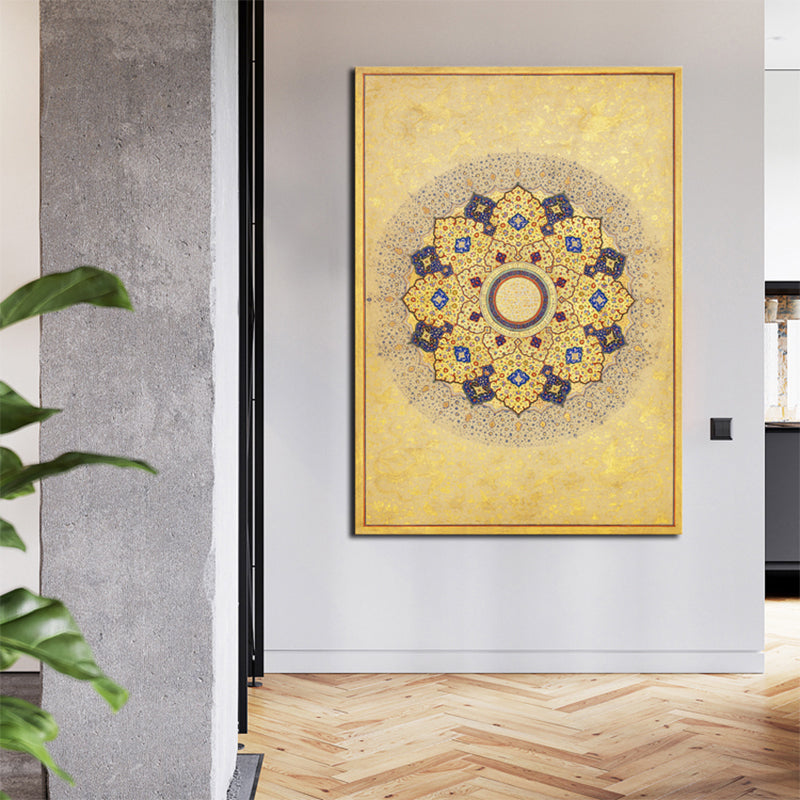 Canvas Pastel Color Painting Art Nouveau Jacquard Pattern Wall Decor, Multiple Sizes Available Clearhalo 'Arts' 'Canvas Art' 1764181