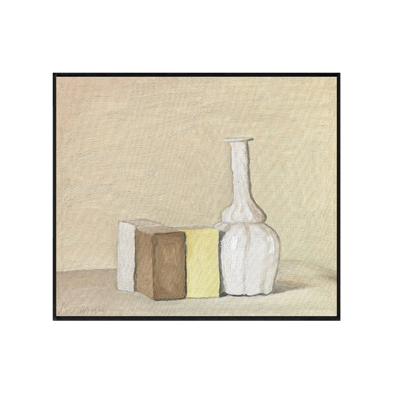 Impressionisme nette potten canvas print pastel kleur gestructureerd schilderij voor speelkamer