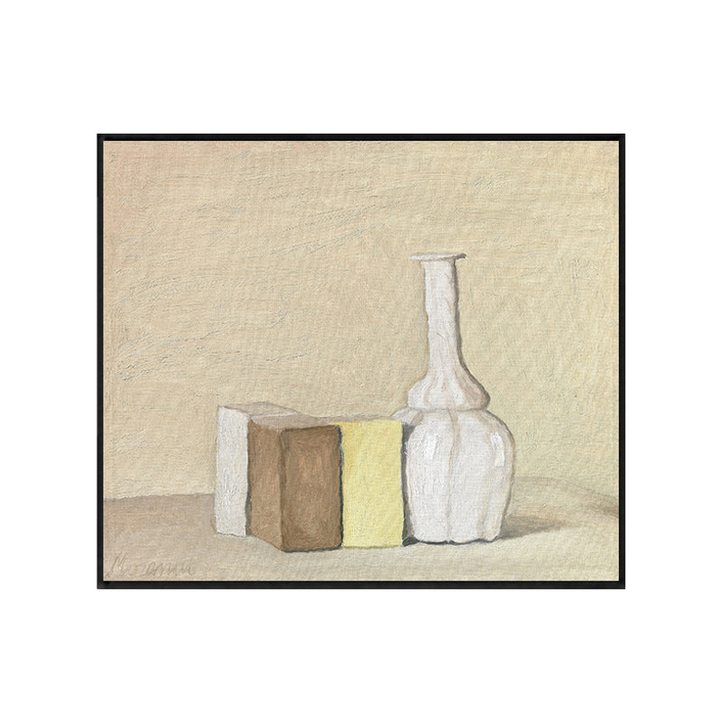Impressionism Neat Pots Canvas Print Pastel Color Textured Painting for Playroom Clearhalo 'Arts' 'Canvas Art' 1764211