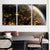 Modern Fancy Planet View Painting Canvas Multi-Piece Soft Color Wall Decor for Guest Room Yellow Clearhalo 'Art Gallery' 'Canvas Art' 'Contemporary Art Gallery' 'Modern' Arts' 1764230