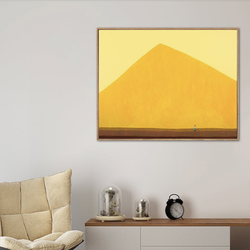 Pastel Color Scenery Wall Art Textured Nordic Sitting Room Canvas Print, Multiple Sizes Clearhalo 'Arts' 'Canvas Art' 1764267