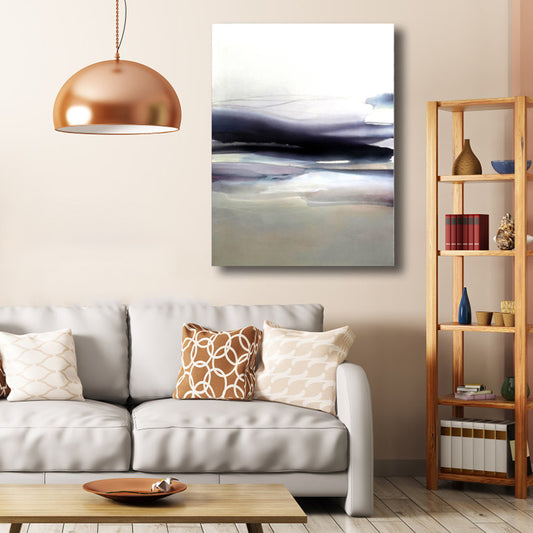 Soft Color Abstract Canvas Print Watercolor Contemporary Art Textured Painting for Bedroom Clearhalo 'Arts' 'Canvas Art' 1764288