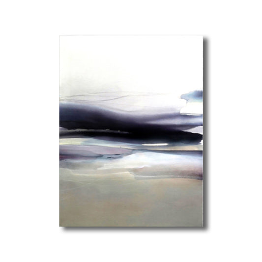 Soft Color Abstract Canvas Print Watercolor Contemporary Art Textured Painting for Bedroom Clearhalo 'Arts' 'Canvas Art' 1764289