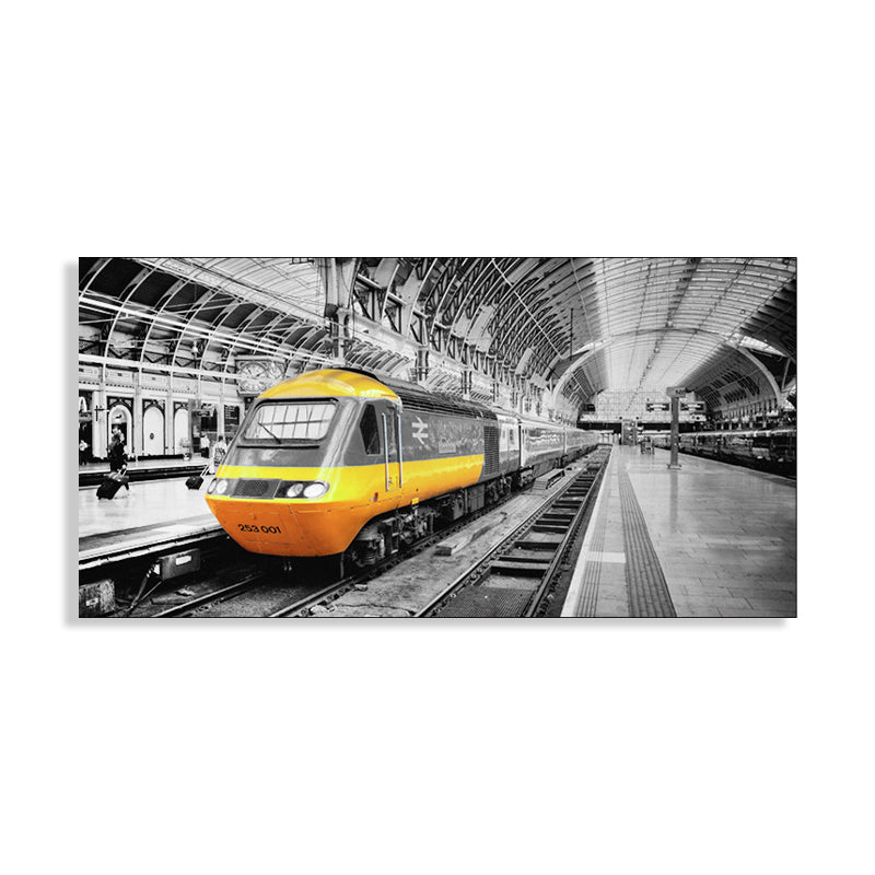 Vehicle Scene Canvas Art Print Textured Vintage Style for Girls Bedroom Painting Clearhalo 'Arts' 'Canvas Art' 1764326