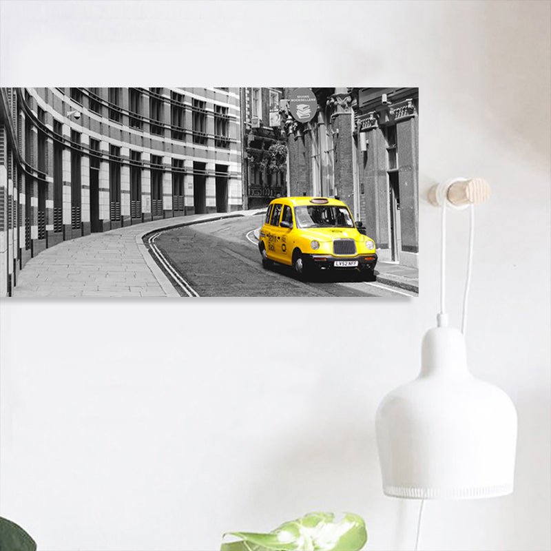 Vehicle Scene Canvas Art Print Textured Vintage Style for Girls Bedroom Painting Clearhalo 'Arts' 'Canvas Art' 1764332