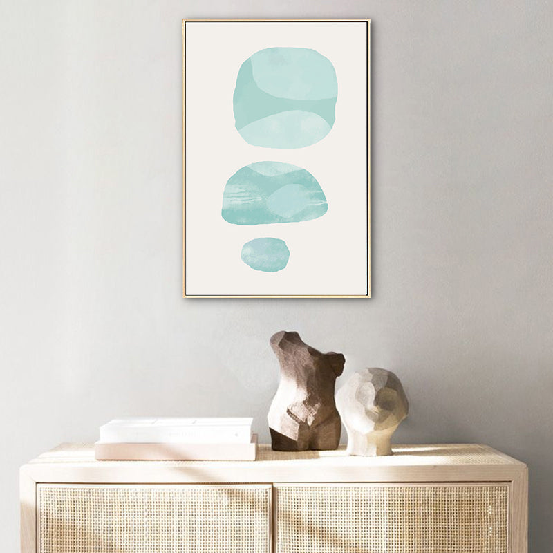 Soft Color Abstract Wall Art Decor Textured Cartoon Nursery Canvas Print, Multiple Sizes Clearhalo 'Art Gallery' 'Canvas Art' 'Contemporary Art Gallery' 'Modern' Arts' 1764380