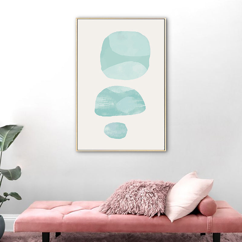 Soft Color Abstract Wall Art Decor Textured Cartoon Nursery Canvas Print, Multiple Sizes Clearhalo 'Art Gallery' 'Canvas Art' 'Contemporary Art Gallery' 'Modern' Arts' 1764381