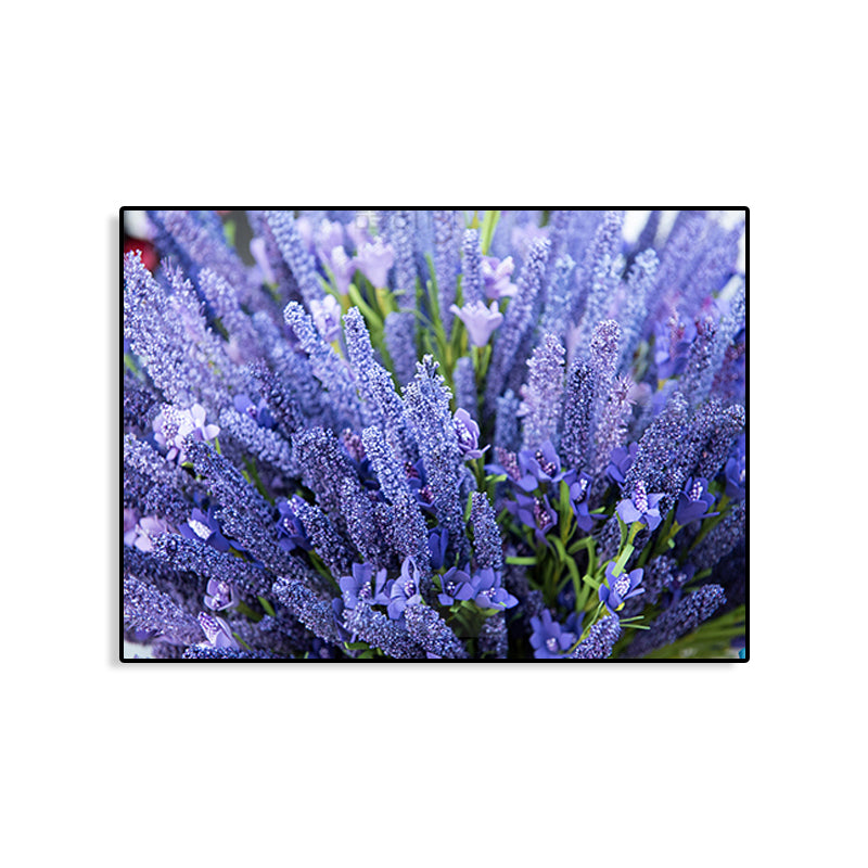 Contemporary Photo Lavender Wall Art Canvas Textured Pastel Wall Decor for Bedroom Clearhalo 'Art Gallery' 'Canvas Art' 'Contemporary Art Gallery' 'Modern' Arts' 1764412