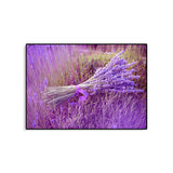 Contemporary Photo Lavender Wall Art Canvas Textured Pastel Wall Decor for Bedroom Clearhalo 'Art Gallery' 'Canvas Art' 'Contemporary Art Gallery' 'Modern' Arts' 1764419
