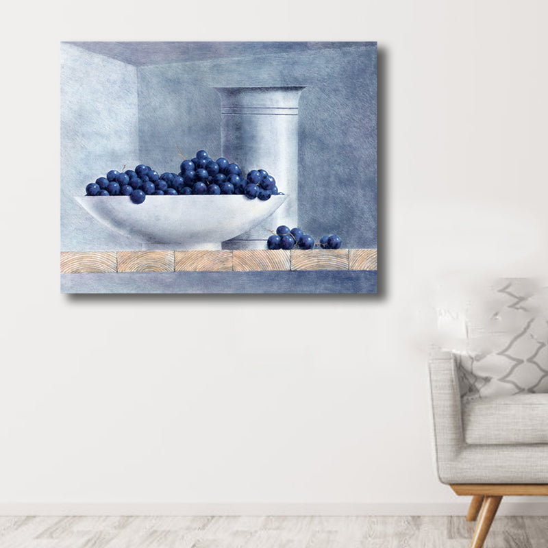 Light Color Tasty Fruits Canvas Modern Art Style Textured Wall Decor for Living Room Clearhalo 'Arts' 'Canvas Art' 1764495