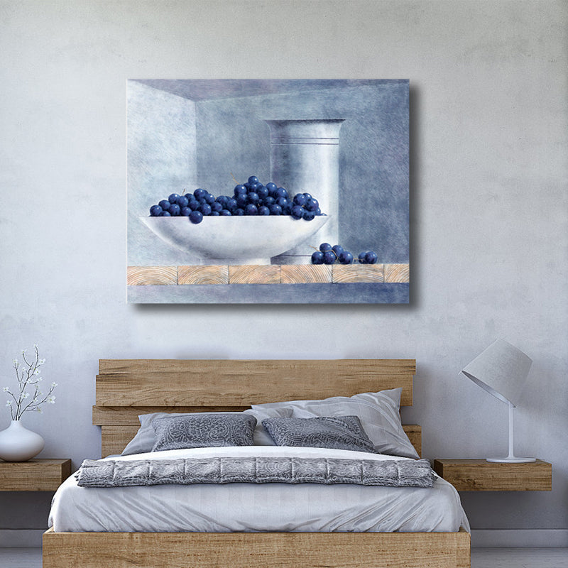 Light Color Tasty Fruits Canvas Modern Art Style Textured Wall Decor for Living Room Clearhalo 'Arts' 'Canvas Art' 1764496