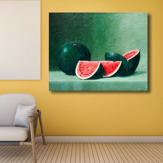 Light Color Tasty Fruits Canvas Modern Art Style Textured Wall Decor for Living Room Clearhalo 'Arts' 'Canvas Art' 1764501