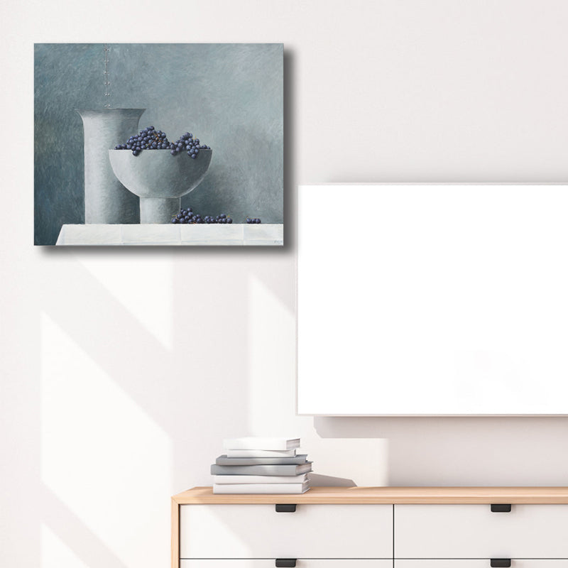 Light Color Tasty Fruits Canvas Modern Art Style Textured Wall Decor for Living Room Clearhalo 'Arts' 'Canvas Art' 1764504