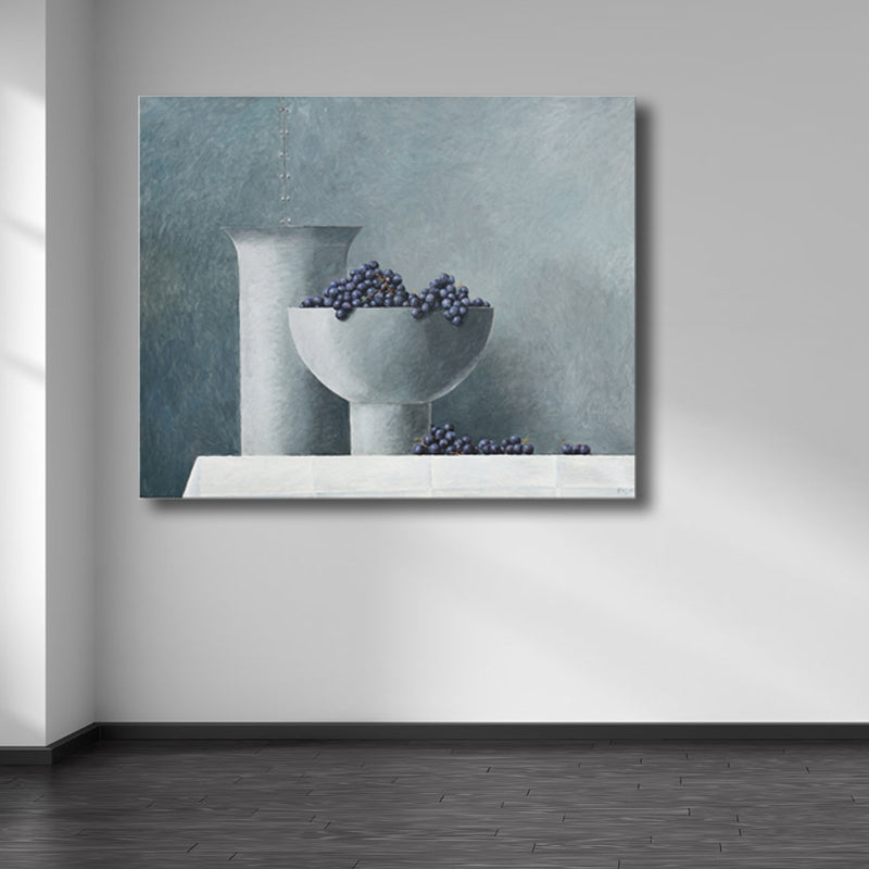 Light Color Tasty Fruits Canvas Modern Art Style Textured Wall Decor for Living Room Clearhalo 'Arts' 'Canvas Art' 1764505