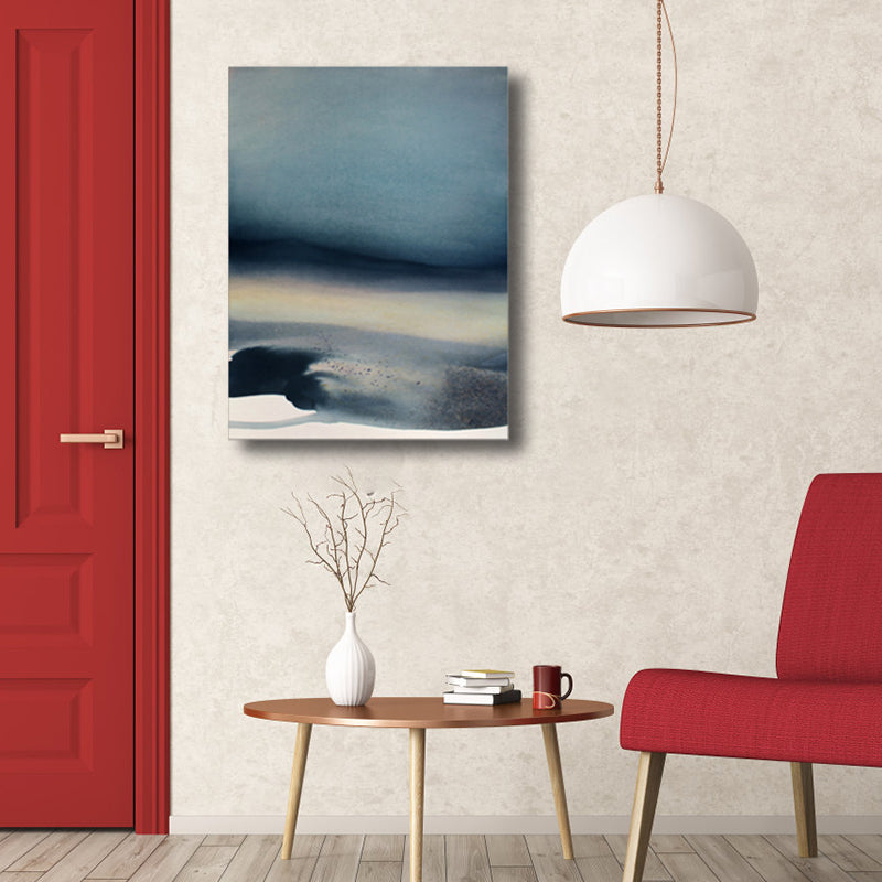 Irregular Abstract Wall Decor Modern Art Canvas Textured Painting in Light Color Clearhalo 'Arts' 'Canvas Art' 1764582