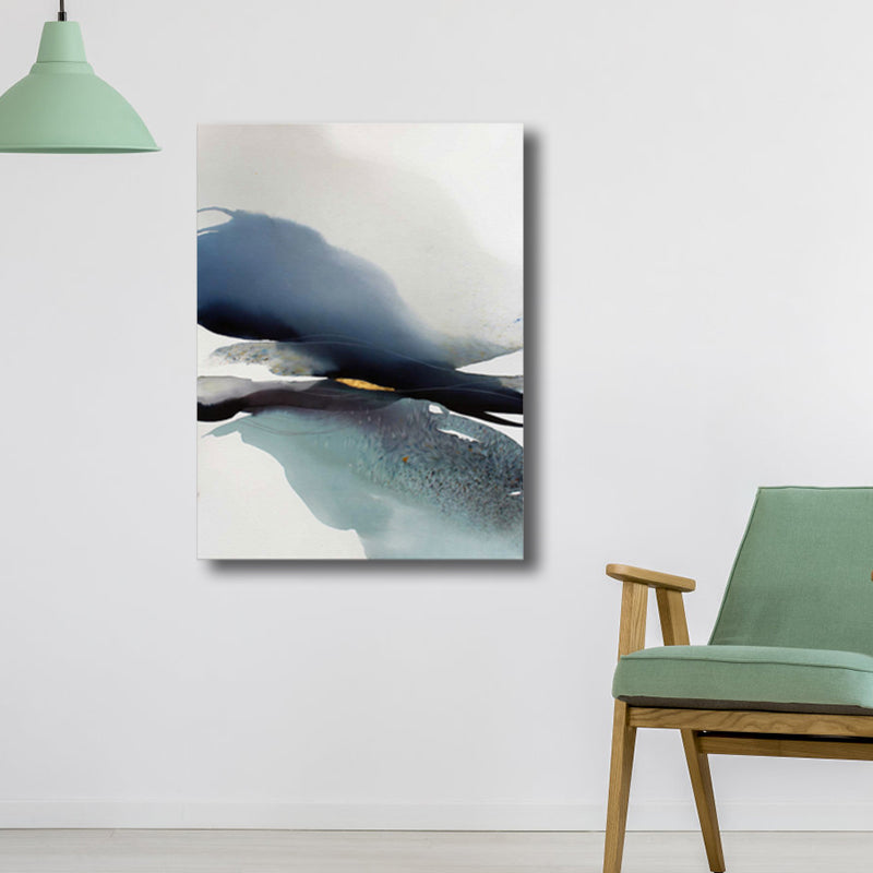 Irregular Abstract Wall Decor Modern Art Canvas Textured Painting in Light Color Clearhalo 'Arts' 'Canvas Art' 1764585