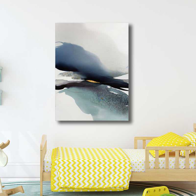 Irregular Abstract Wall Decor Modern Art Canvas Textured Painting in Light Color Clearhalo 'Arts' 'Canvas Art' 1764586