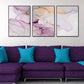 Ombre Pattern Painting for Boys Room in Light Color, Multiple Sizes, Set of Three Clearhalo 'Arts' 'Canvas Art' 1764699