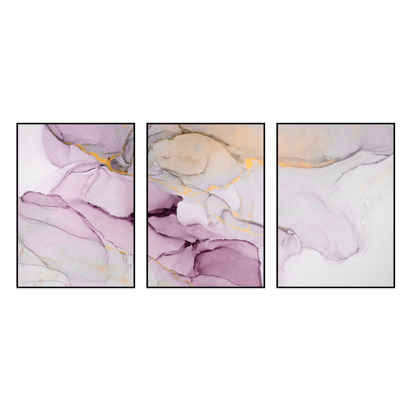 Ombre Pattern Painting for Boys Room in Light Color, Multiple Sizes, Set of Three Clearhalo 'Arts' 'Canvas Art' 1764700