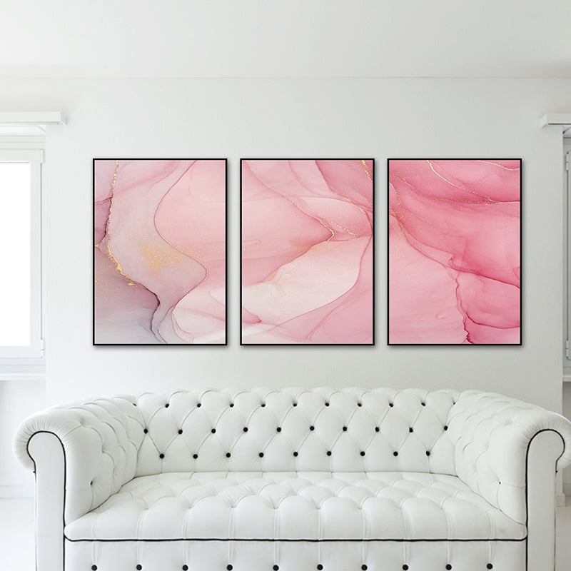 Ombre Pattern Painting for Boys Room in Light Color, Multiple Sizes, Set of Three Clearhalo 'Arts' 'Canvas Art' 1764705