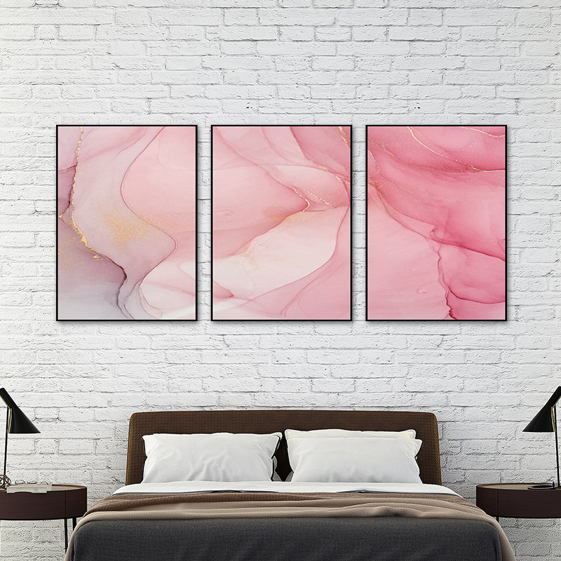 Ombre Pattern Painting for Boys Room in Light Color, Multiple Sizes, Set of Three Clearhalo 'Arts' 'Canvas Art' 1764706