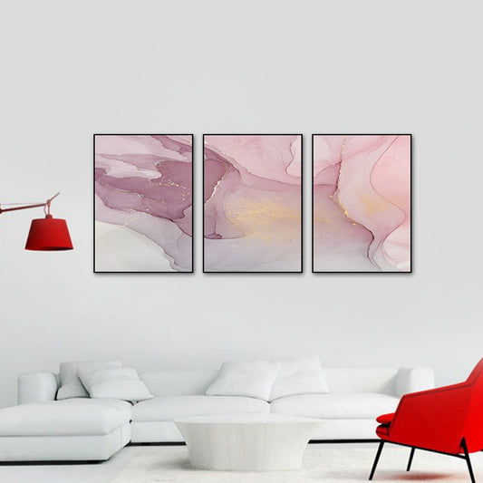 Ombre Pattern Painting for Boys Room in Light Color, Multiple Sizes, Set of Three Clearhalo 'Arts' 'Canvas Art' 1764709