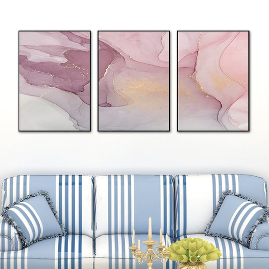 Ombre Pattern Painting for Boys Room in Light Color, Multiple Sizes, Set of Three Clearhalo 'Arts' 'Canvas Art' 1764710