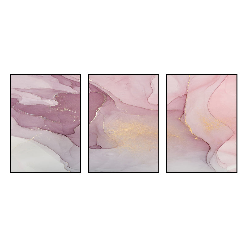 Ombre Pattern Painting for Boys Room in Light Color, Multiple Sizes, Set of Three Clearhalo 'Arts' 'Canvas Art' 1764711