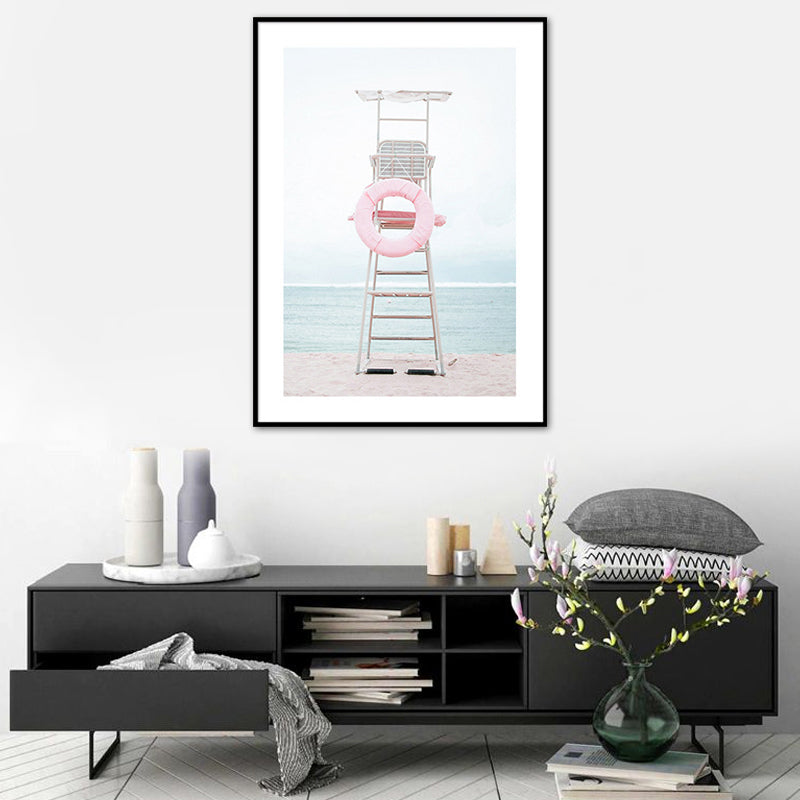 Modern Seaside Facilities Canvas Art for Bedroom Photography Wall Decor, Multiple Sizes Clearhalo 'Art Gallery' 'Canvas Art' 'Contemporary Art Gallery' 'Modern' Arts' 1764840
