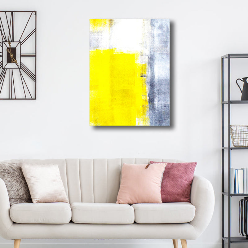 Modern Art Abstract Pattern Canvas Pastel Color Bedroom Wall Decor, Multiple Sizes Grey Clearhalo 'Arts' 'Canvas Art' 1764872