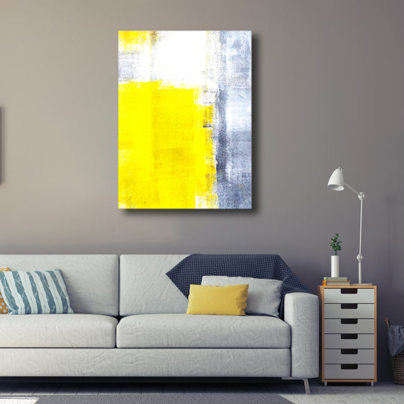 Modern Art Abstract Pattern Canvas Pastel Color Bedroom Wall Decor, Multiple Sizes Clearhalo 'Arts' 'Canvas Art' 1764874