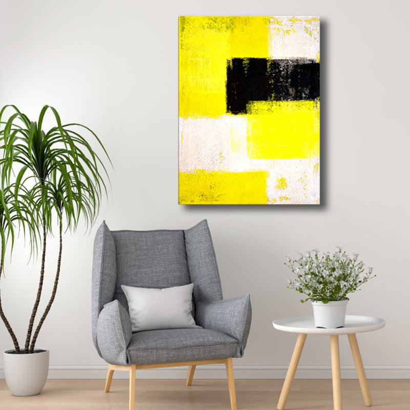 Modern Art Abstract Pattern Canvas Pastel Color Bedroom Wall Decor, Multiple Sizes Clearhalo 'Arts' 'Canvas Art' 1764880