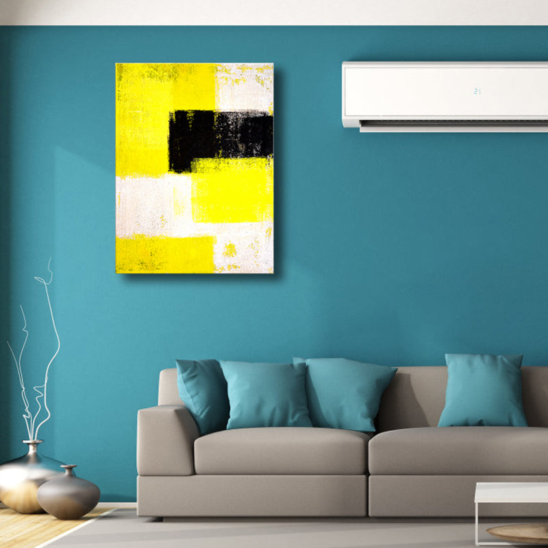 Modern Art Abstract Pattern Canvas Pastel Color Bedroom Wall Decor, Multiple Sizes Clearhalo 'Arts' 'Canvas Art' 1764881