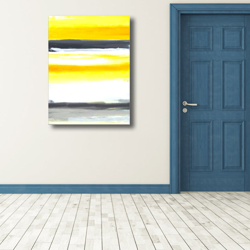 Modern Art Abstract Pattern Canvas Pastel Color Bedroom Wall Decor, Multiple Sizes Clearhalo 'Arts' 'Canvas Art' 1764884