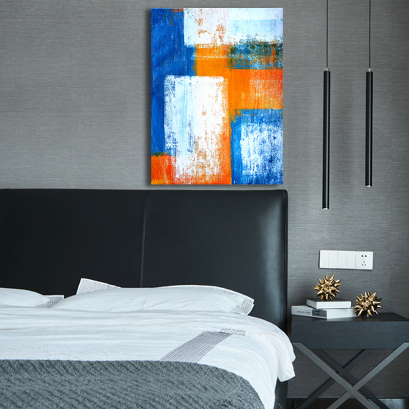Modern Art Abstract Pattern Canvas Pastel Color Bedroom Wall Decor, Multiple Sizes Clearhalo 'Arts' 'Canvas Art' 1764889