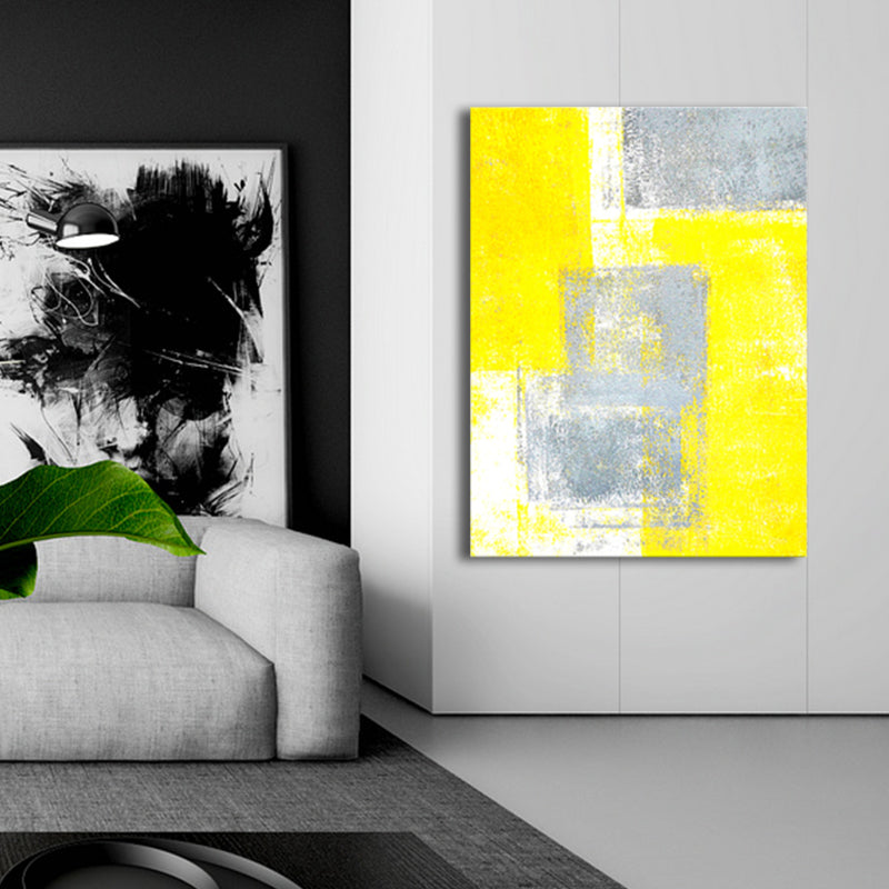 Modern Art Abstract Pattern Canvas Pastel Color Bedroom Wall Decor, Multiple Sizes Clearhalo 'Arts' 'Canvas Art' 1764893