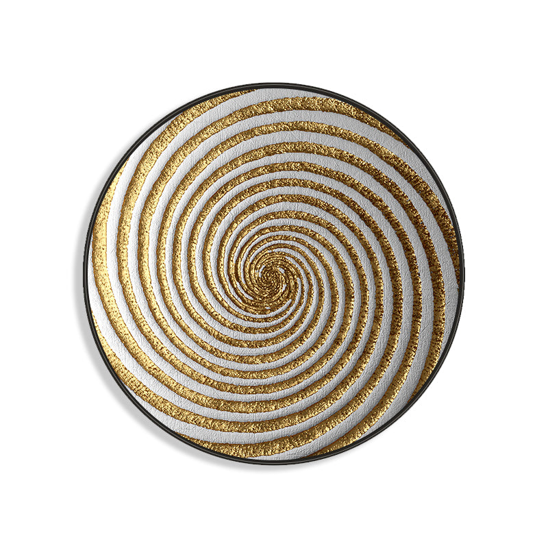 Minimalism Wall Art Print Light Color Round Abstract Pattern Painting, Multiple Sizes Clearhalo 'Art Gallery' 'Canvas Art' 'Contemporary Art Gallery' 'Contemporary Art' 'Minimalism' 'Minimalist Art Gallery' 'Scandinavian' Arts' 1764919