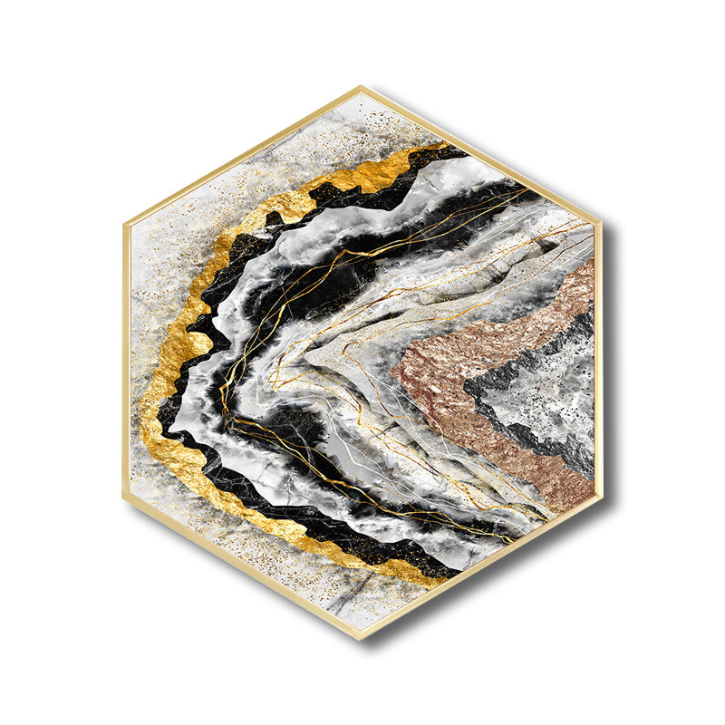 Soft Color Marble Look Canvas Nordic Style Textured Wall Art Decor for Living Room Clearhalo 'Arts' 'Canvas Art' 1764942