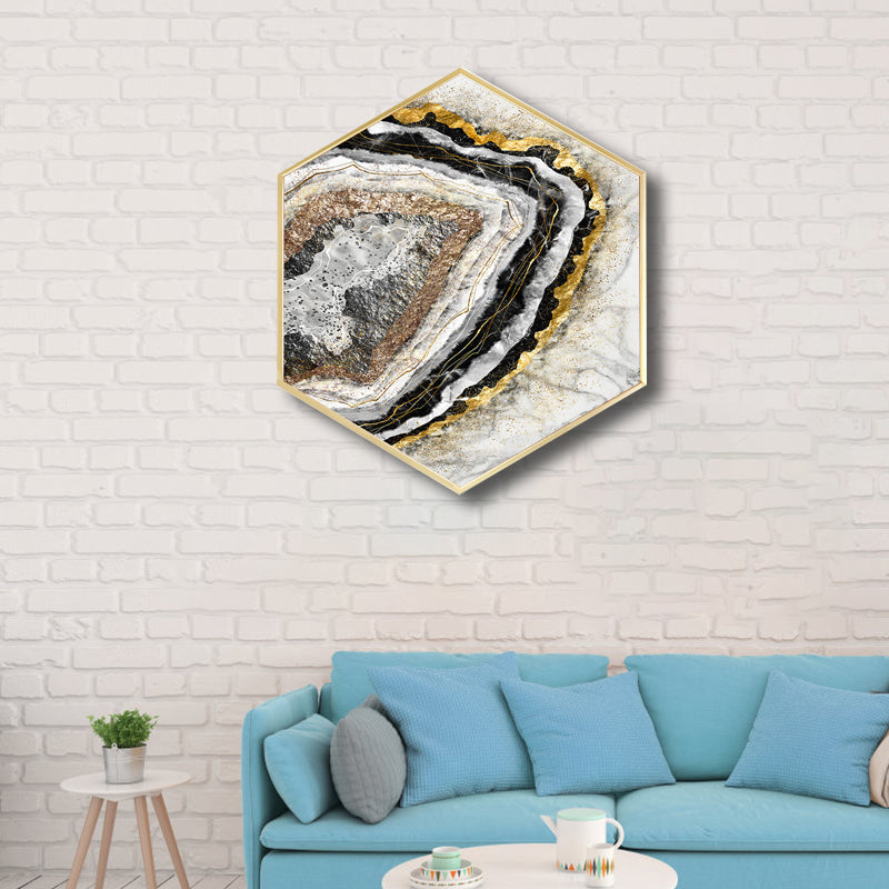 Soft Color Marble Look Canvas Nordic Style Textured Wall Art Decor for Living Room Clearhalo 'Arts' 'Canvas Art' 1764947