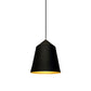 6"/13" Wide Bell Pendant Lighting Modern Metal 1 Light Black/White Hanging Ceiling Light Clearhalo 'Ceiling Lights' 'Modern Pendants' 'Modern' 'Pendant Lights' 'Pendants' Lighting' 176499