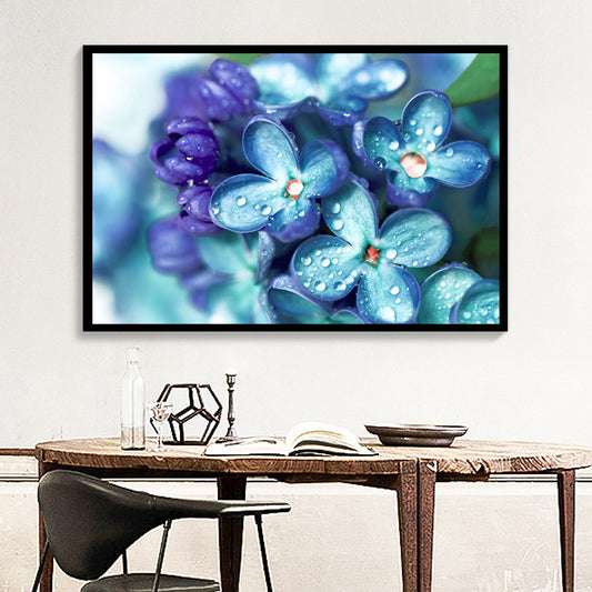 Textured Flowers Wall Art Decor Canvas Contemporary Style Painting for Living Room Clearhalo 'Art Gallery' 'Canvas Art' 'Contemporary Art Gallery' 'Modern' Arts' 1765077