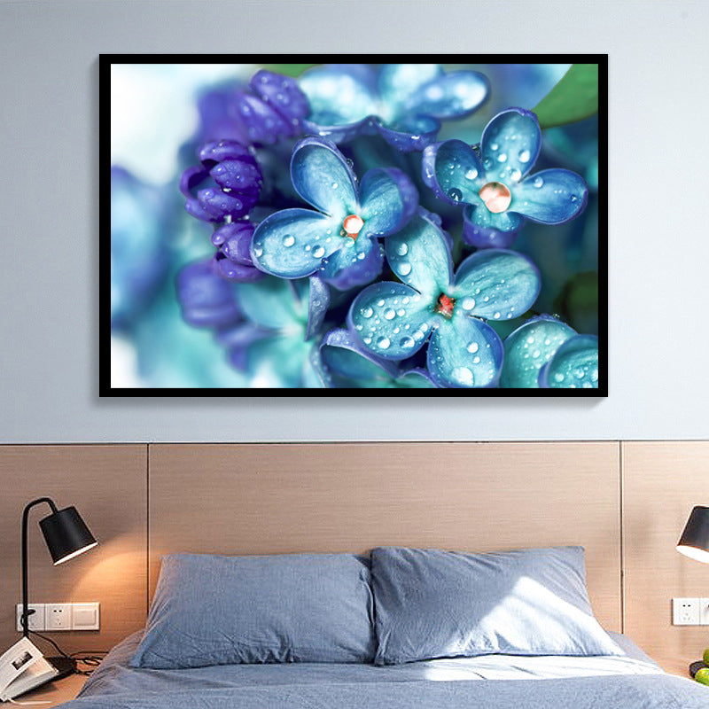 Textured Flowers Wall Art Decor Canvas Contemporary Style Painting for Living Room Clearhalo 'Art Gallery' 'Canvas Art' 'Contemporary Art Gallery' 'Modern' Arts' 1765078