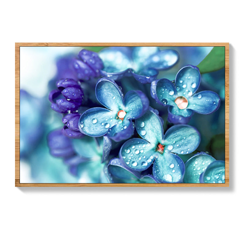Textured Flowers Wall Art Decor Canvas Contemporary Style Painting for Living Room Clearhalo 'Art Gallery' 'Canvas Art' 'Contemporary Art Gallery' 'Modern' Arts' 1765079