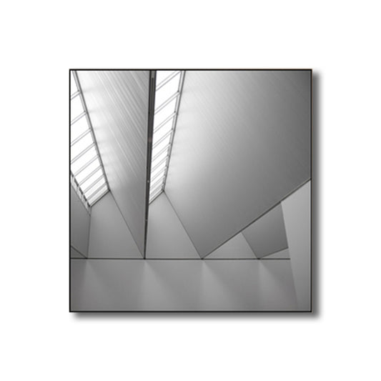Geometric Canvas Wall Art Minimalist Aesthetics Architecture Wall Decor in White for Home Clearhalo 'Art Gallery' 'Canvas Art' 'Contemporary Art Gallery' 'Modern' Arts' 1765263